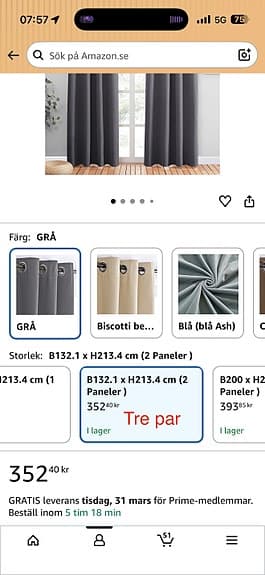 Gråa Gardiner - Mörkläggande