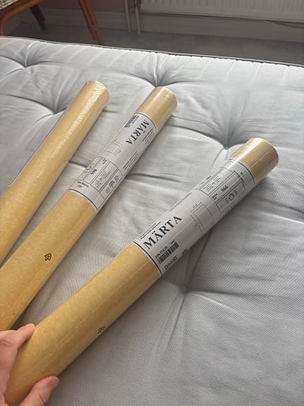 Ikea Märta metervara tyg gul
