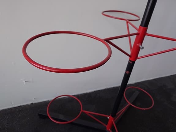 Stativ till tränings- och pilatesbollar
