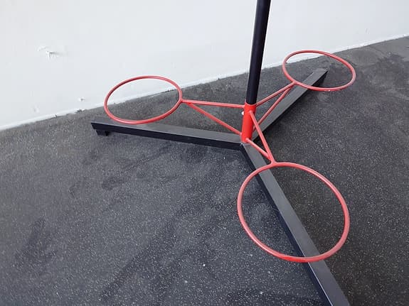 Stativ till tränings- och pilatesbollar