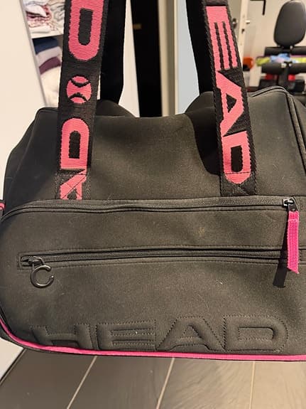 Head sportväska svart rosa