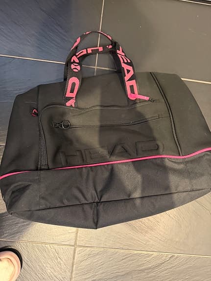 Head sportväska svart rosa