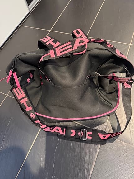 Head sportväska svart rosa