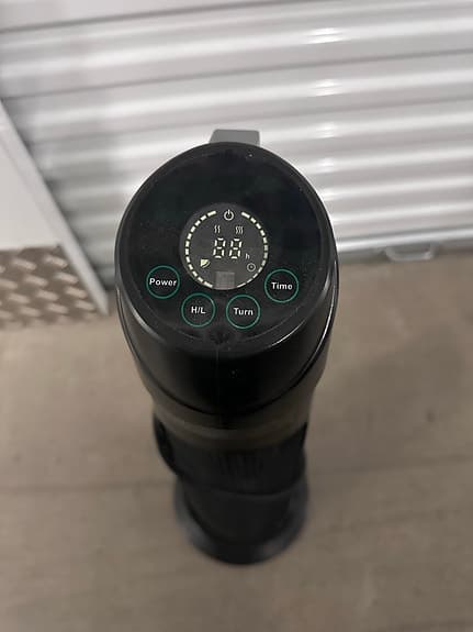 Magna MF-7580 terrassvärmare svart