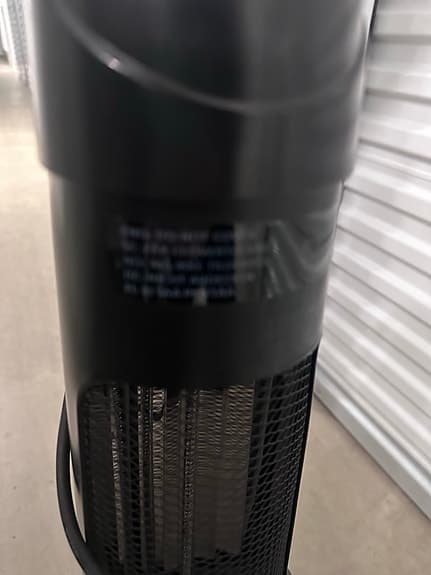 Magna MF-7580 terrassvärmare svart