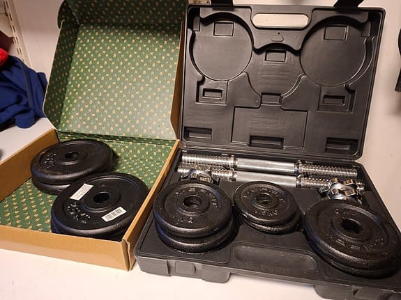 Hantlar o vikter helt NY