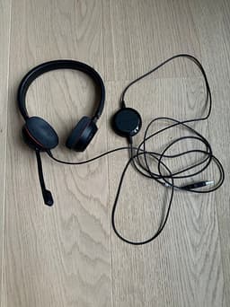 Jabra Evolve 20 headset med mikrofon