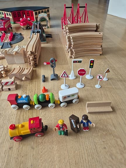 Brio trä tågetset deluxe