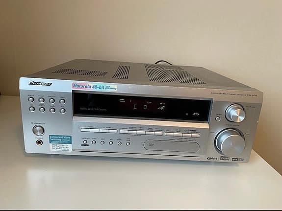 Pioneer VSX-D711 hemmabioreceiver/förstärkare  silver