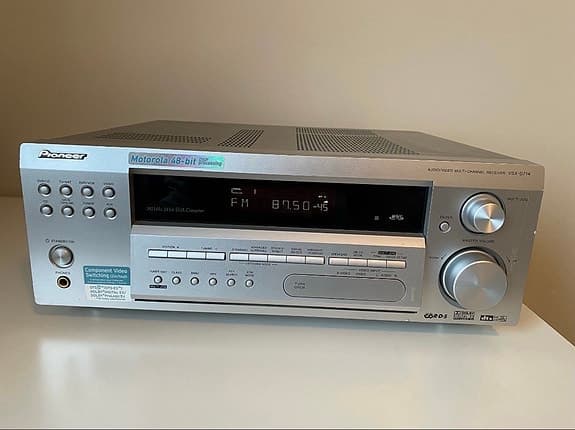 Pioneer VSX-D711 hemmabioreceiver/förstärkare  silver