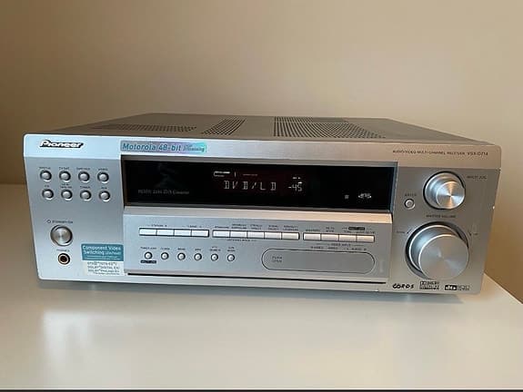 Pioneer VSX-D711 hemmabioreceiver/förstärkare  silver