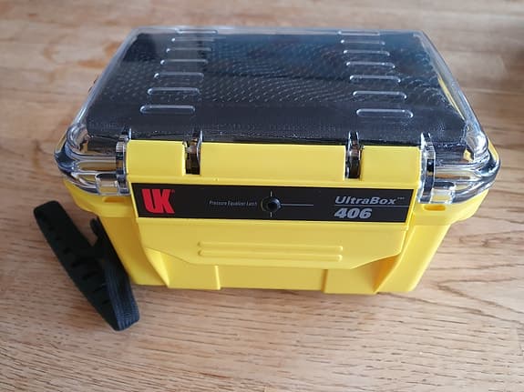 UK UltraBox 406 förvaringslåda gul plast