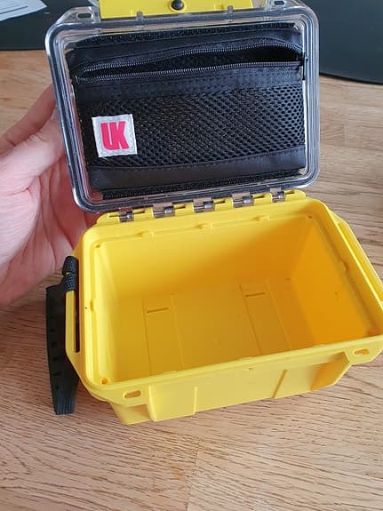 UK UltraBox 406 förvaringslåda gul plast