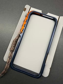 iPhone 17 Pro max metallram blå/orange