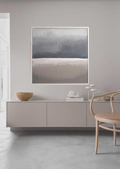 Stor tavla Simplicity med ram