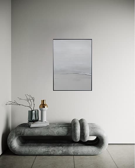 Tavla Shades of grey med träram