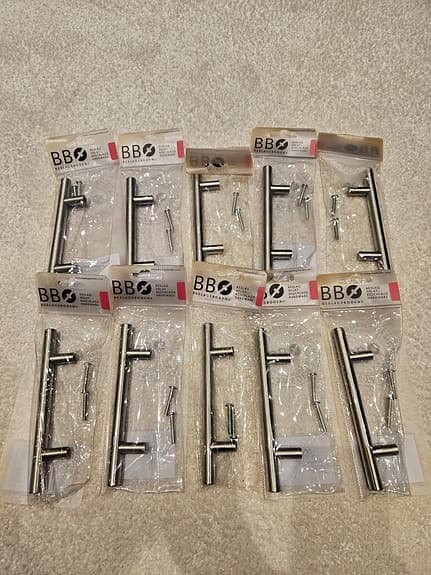 Nya köks/möbelhandtag 10st