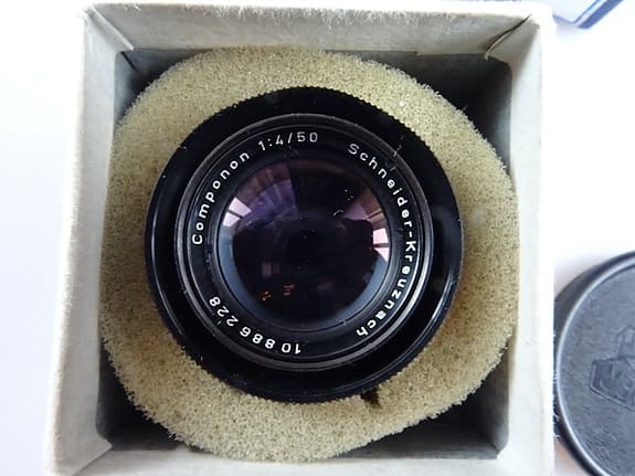 Schneider Componon objektiv 50mm f/4