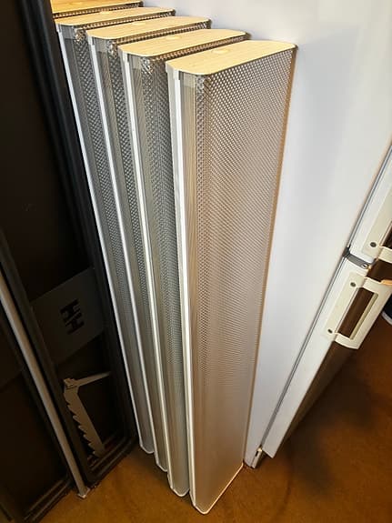Fagerhult lysrörsarmaturer vita 5st