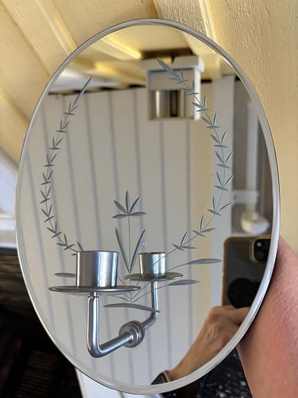 Spegellampett i stil med Art Deco