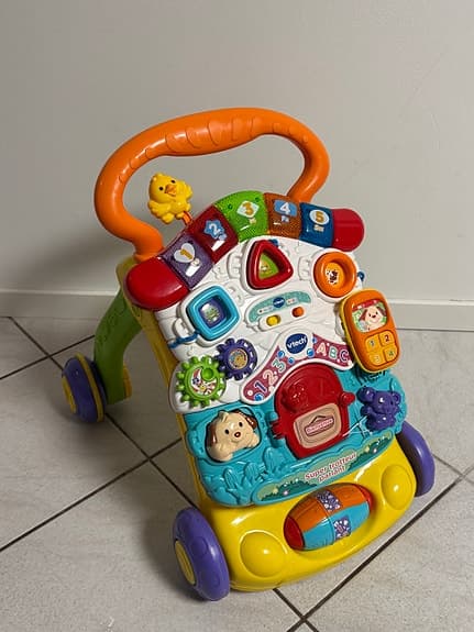 Fisher-Price gåvagn leksak flerfärgad plast