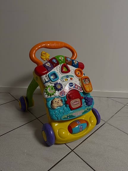 Fisher-Price gåvagn leksak flerfärgad plast