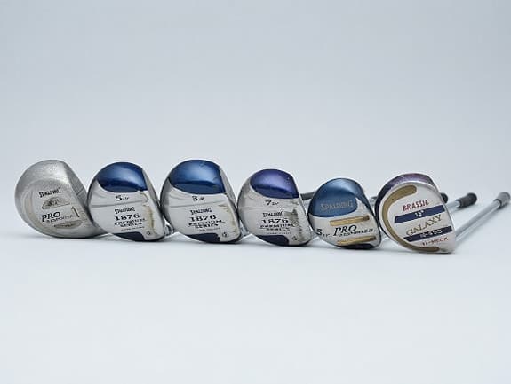 Spalding 1876 Premium Series järn & trä + bag + putter + bollar