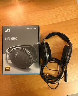 Sennheiser HD 650 open back hörlurar