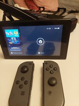 Nintendo Switch spelkonsol grå