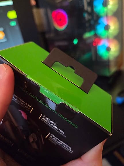 Oöppnad NY Trådlös Razer Basilisk V3 X HyperSpeed 18000 DPI svart högerhänt