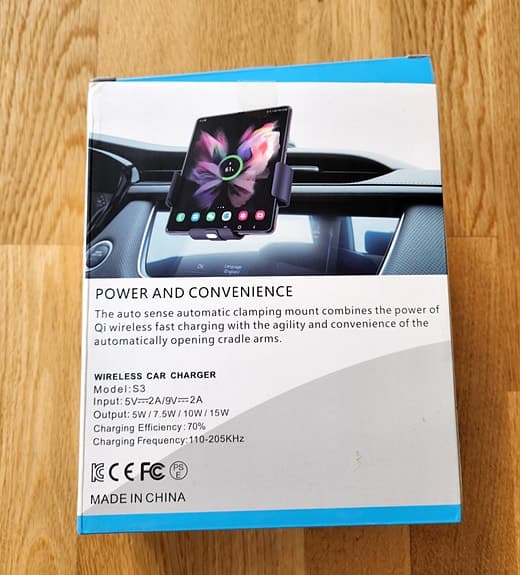 Samsung Z fold Elektrisk mobilhållare/laddare