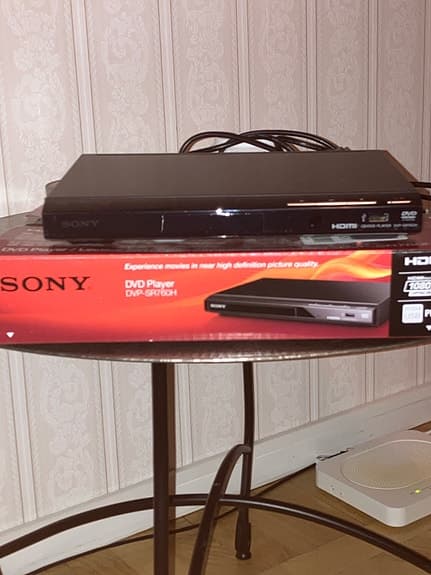 Sony dvd‑spelare svart