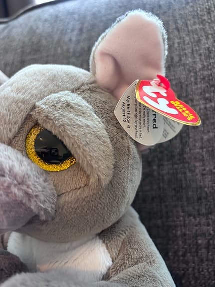 Ty gosedjur hund grå