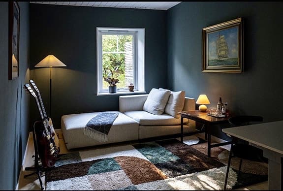 Vit soffa