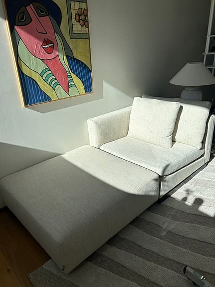 Vit soffa