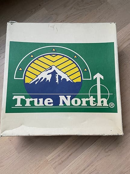 Långfärdsskridskor samt True North kängor storlek 41 svart läder