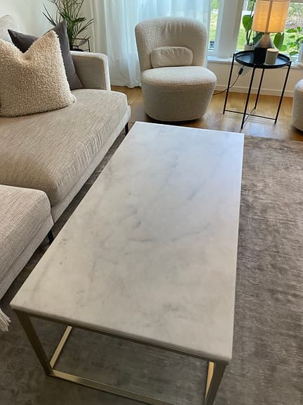 Soffbord marmor