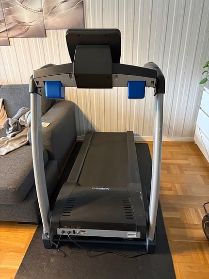Homeline löpband med träningsdator svart