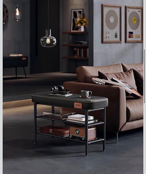 Snygg skobänk / sittbänk med förvaring – Vasagle