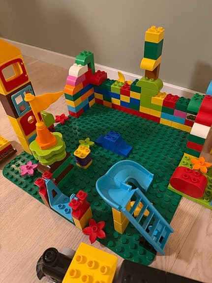 Lego Duplo klossar och fordon blandat set