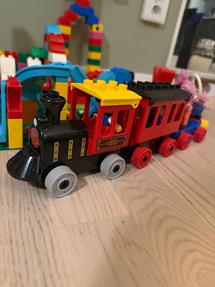 Lego Duplo klossar och fordon blandat set