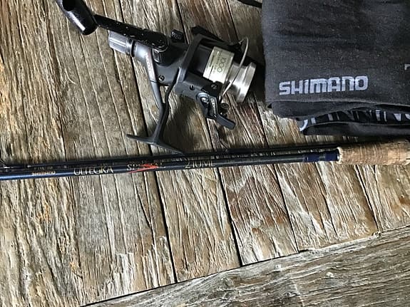 Shimano fiskespö med rulle