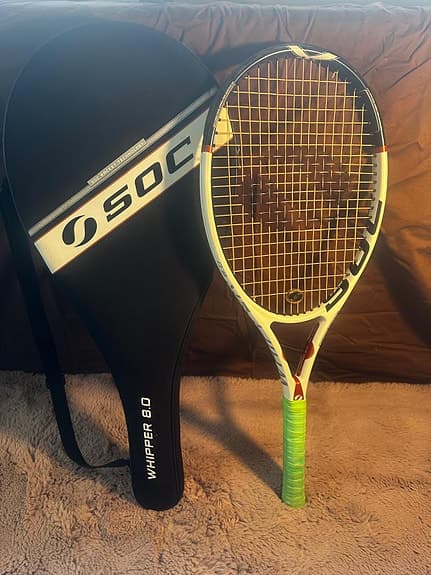 SOC Whipper 8.0 tennisracket med fodral