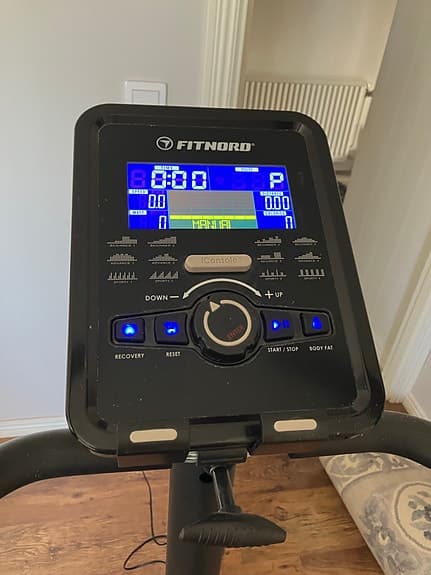 FitNord motionscykel svart