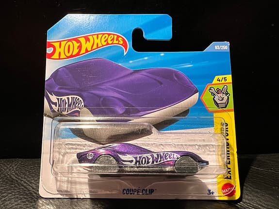 Hot Wheels Coupé Clip leksaksbil lila