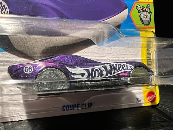 Hot Wheels Coupé Clip leksaksbil lila