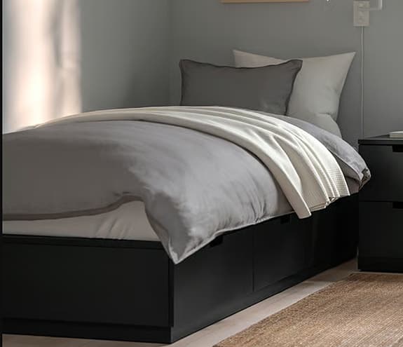 Nordli säng -Sängstomme med förvaring