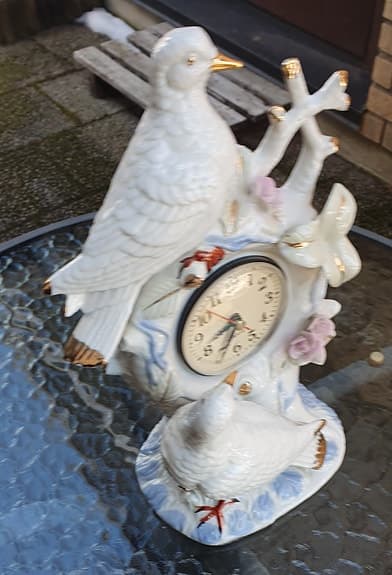 Bordsklocka / Dekorationsklocka Fågelmotiv