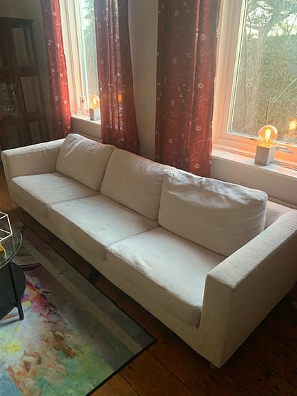 Vit soffa