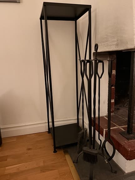 Vedställ och eldstadsverktyg